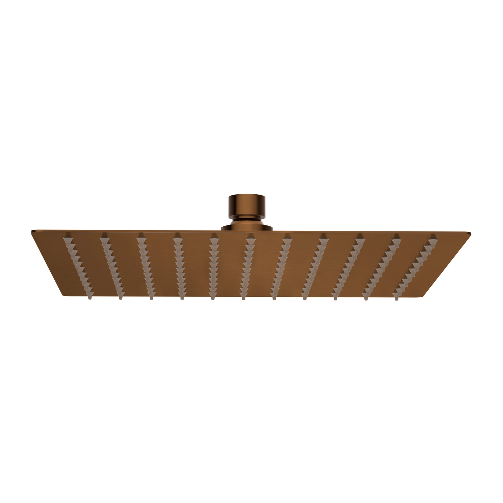 Brate si palarii dus - Pălărie de duș tip ploaie Balneo CASCADE, pătrată, 25 cm, cupru