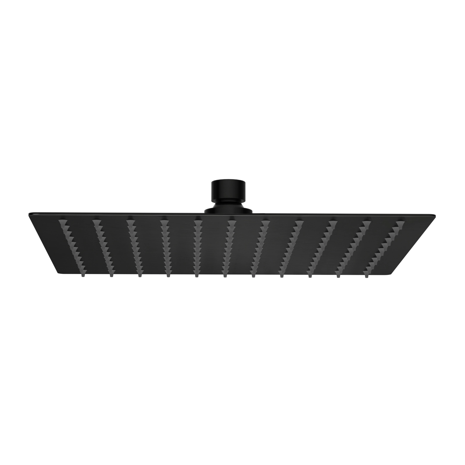 Brate si palarii dus - Pălărie de duș tip ploaie Balneo CASCADE, pătrată, 25 cm, negru
