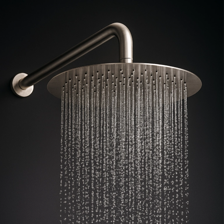 Pălărie de duș tip ploaie Balneo CASCADE, rotundă, 25 cm, inox [2]
