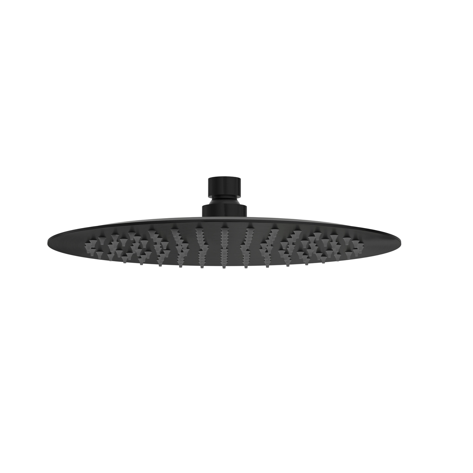Brate si palarii dus - Pălărie de duș tip ploaie Balneo CASCADE, rotundă, 25 cm, negru