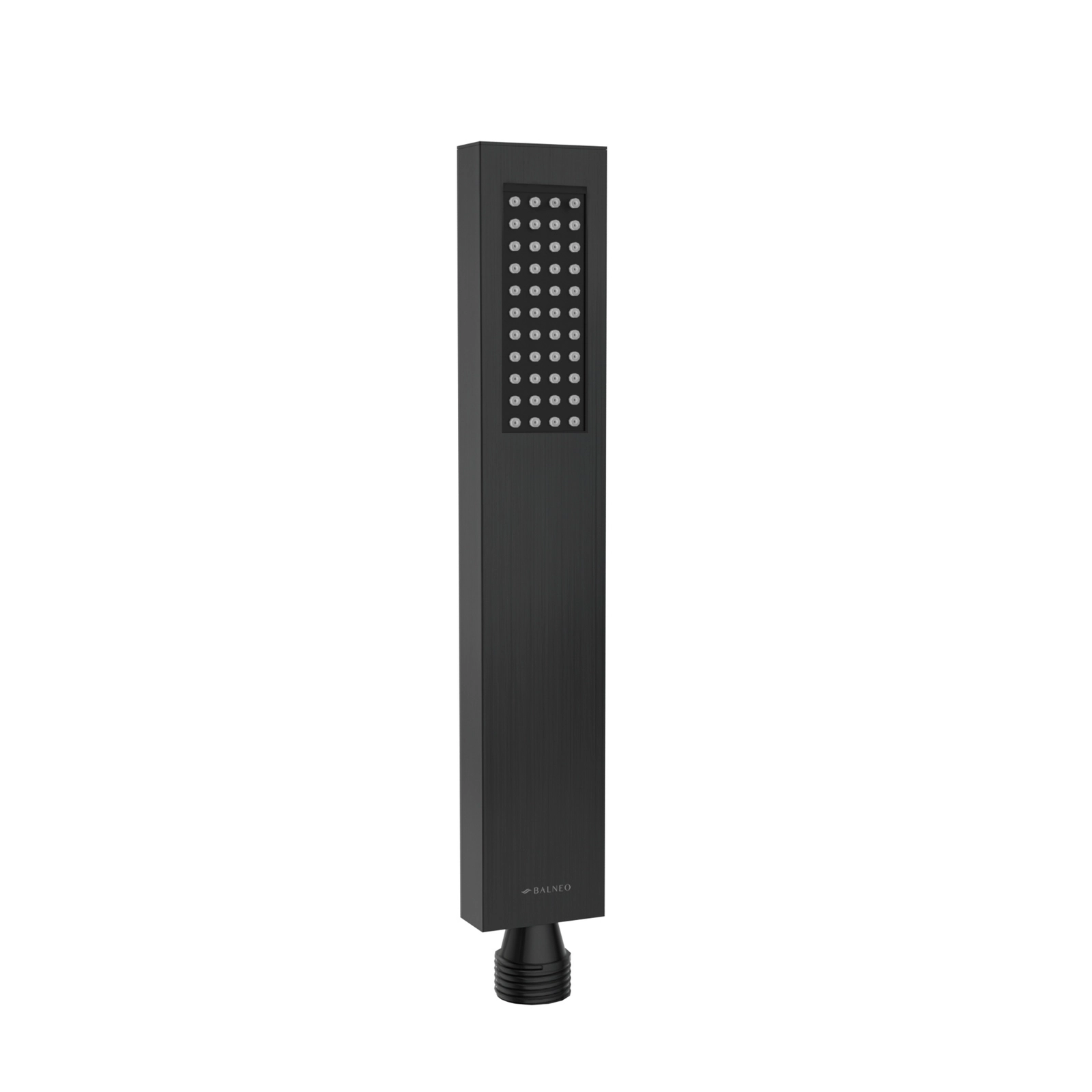 Pare, furtunuri si accesorii pentru dus - Pară de duș Balneo CASCADE, 20x3.5 cm, cu perlator, negru