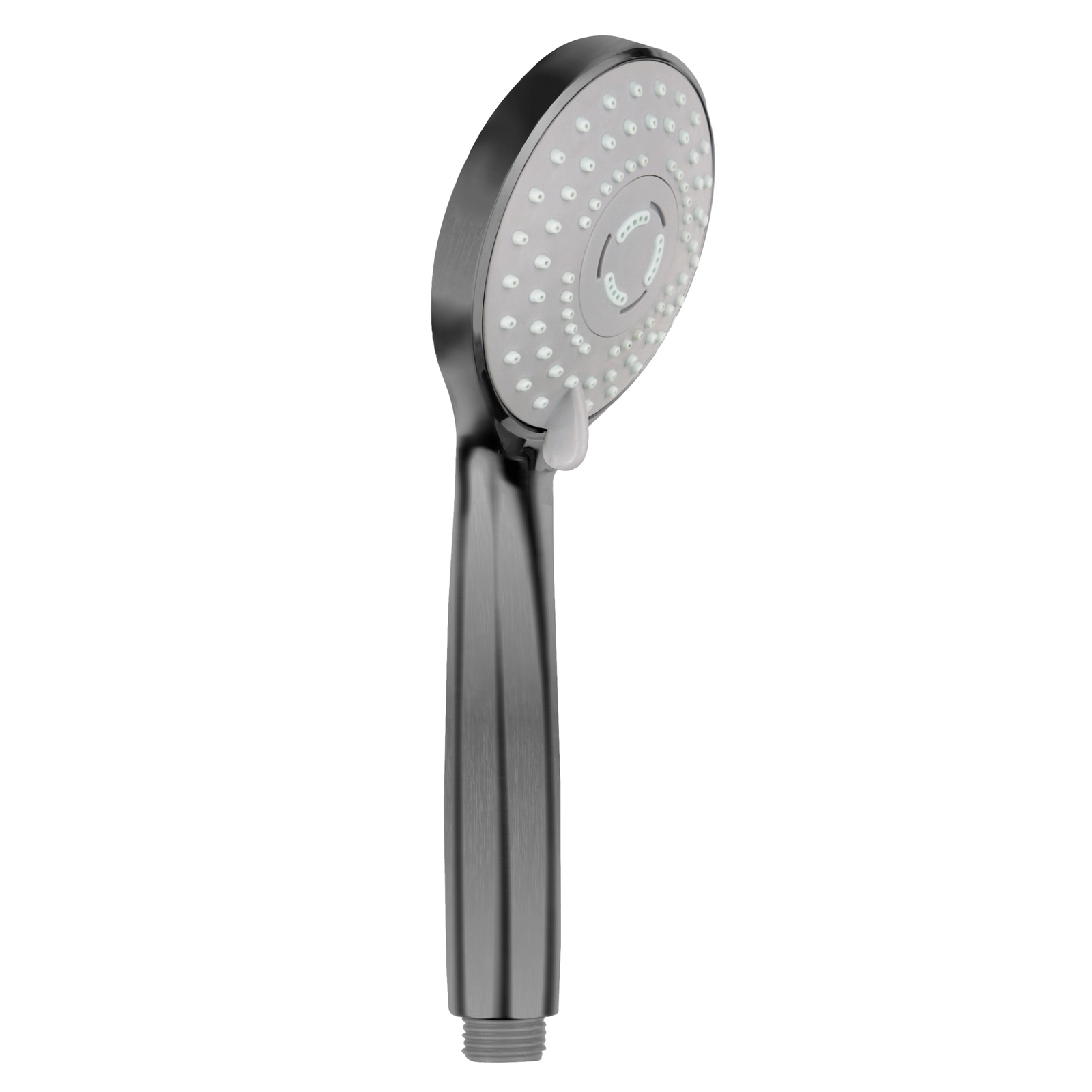Pare, furtunuri si accesorii pentru dus - Pară de duș Balneo CASCADE, 24.5x9.7 cm, cu 3 funcții de pulverizare, gun metal
