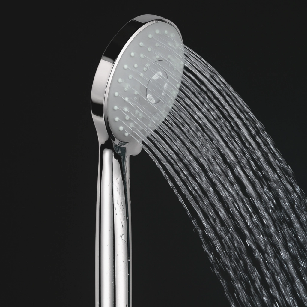 Pară de duș Balneo CASCADE, 24.5x9.7 cm, cu 3 funcții de pulverizare, inox [3]
