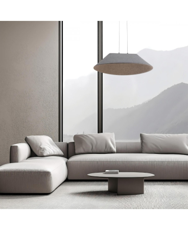 Lustre si pendule - Pendul LED, 12W, 3000K, gri, Zambelis Lights 23173