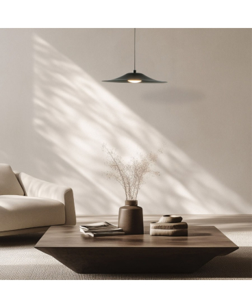 Lustre si pendule - Pendul LED, 12W, 3000K, negru, Zambelis Lights 22130