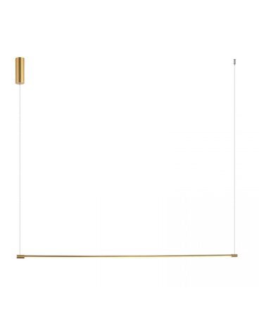 Lustre si pendule - Pendul LED, 19W, 3000K, din aluminiu, auriu, Zambelis Lights 20120