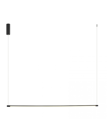 Lustre si pendule - Pendul LED, 19W, 3000K, din aluminiu, negru, Zambelis Lights 20119