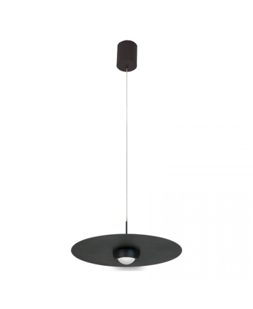 Lustre si pendule - Pendul LED, 21W, 3000K, negru nisipiu, Zambelis Lights 2585