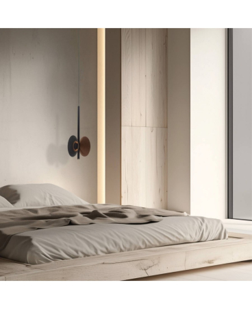 Lustre si pendule - Pendul LED, 3 x 2W, 3000K, gri, maro, Zambelis Lights 23176
