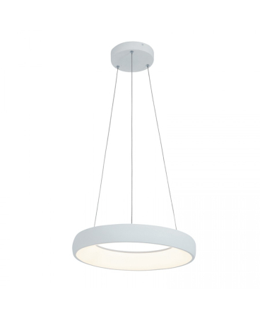 Lustre si pendule - Pendul LED, 32W, 3000K, din aluminiu, alb, Zambelis Lights 2045