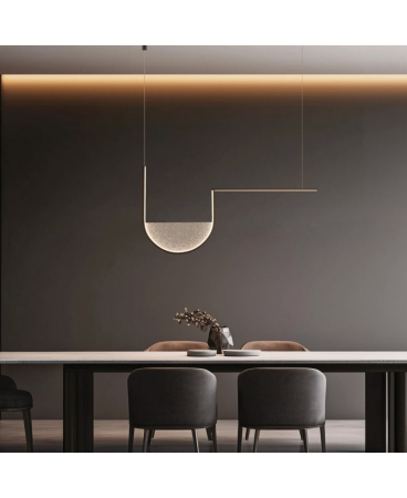 Lustre si pendule - Pendul LED, 35W, 3000K / 4000K, negru, gri, Zambelis Lights 23170