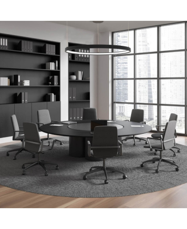 Lustre si pendule - Pendul LED, 45W, 3000K, din aluminiu, negru, Zambelis Lights 23035