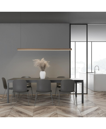 Lustre si pendule - Pendul LED, 45W, bronz, Zambelis Lights 22207