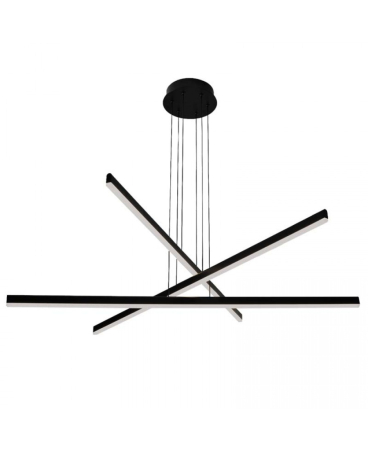 Lustre si pendule - Pendul LED, 47W, 3000K, negru, Zambelis Lights 1947