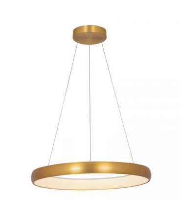 Lustre si pendule - Pendul LED, 50W, 3000K, auriu periat, Zambelis Lights 2054