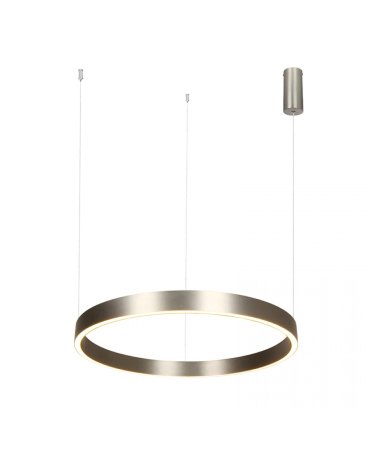 Lustre si pendule - Pendul LED, 59W, 3000K, din aluminiu, acril, nichel, Zambelis Lights 25366