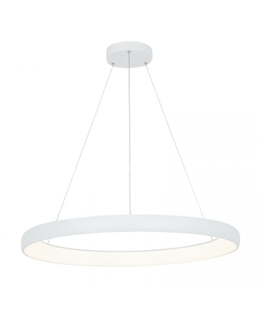 Lustre si pendule - Pendul LED, 60W, 3000K, din aluminiu, alb, Zambelis Lights 2061