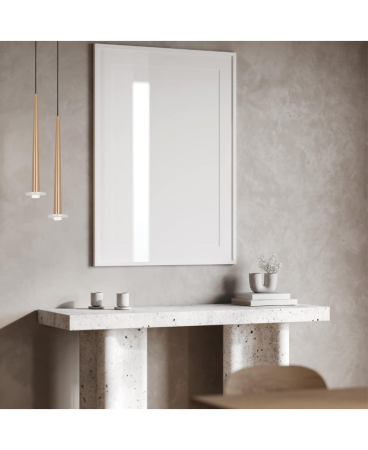 Lustre si pendule - Pendul LED, 6W, 3000K, din marmură, aluminiu, auriu, Zambelis Lights 22111