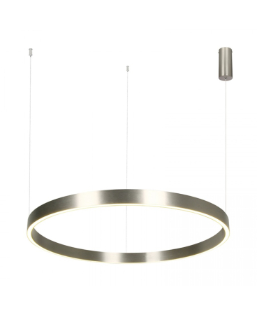 Lustre si pendule - Pendul LED, 70W, 3000K, din aluminiu, acril, nichel, Zambelis Lights 25369