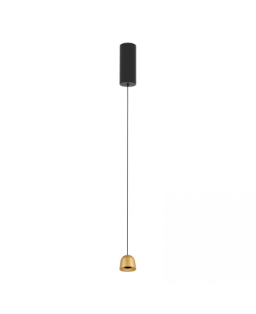 Lustre si pendule - Pendul LED, 7W, 3000K, din aluminiu, auriu, Zambelis Lights 25138