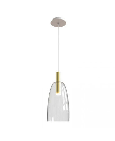 Lustre si pendule - Pendul LED, 7W, din sticlă, Zambelis Lights 1966