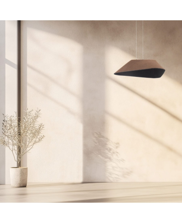 Lustre si pendule - Pendul LED, 8W, 3000K, gri, maro, Zambelis Lights 23172
