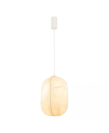 Lustre si pendule - Pendul, max. 15W, 1 x E27, din metal, alb, Zambelis Lights 25170