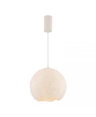 Lustre si pendule - Pendul, max. 15W, 1 x E27, din metal, alb, Zambelis Lights 25172