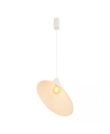 Lustre si pendule - Pendul, max. 15W, 1 x E27, din metal, alb, Zambelis Lights 25173