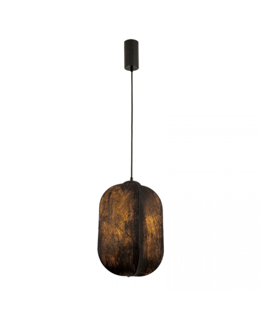 Lustre si pendule - Pendul, max. 15W, 1 x E27, din metal, negru, Zambelis Lights 25171