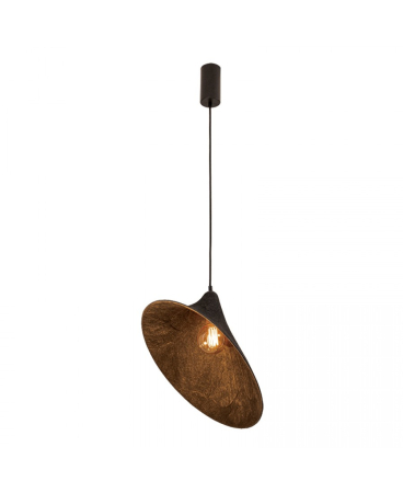 Lustre si pendule - Pendul, max. 15W, 1 x E27, din metal, negru, Zambelis Lights 25174