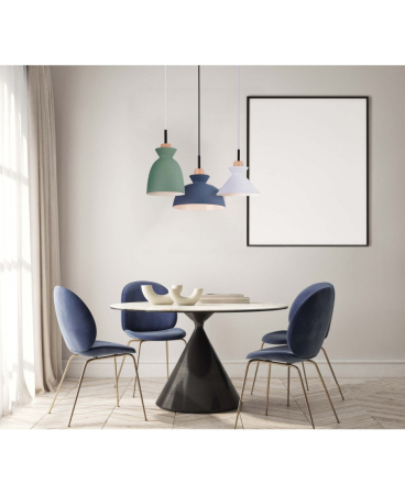 Lustre si pendule - Pendul, max. 40W, E27, albastru, Zambelis Lights 180067