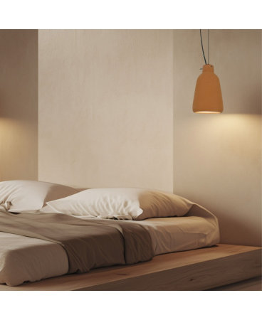 Iluminat decorativ - Pendul, max. 40W, E27, din ceramică/argilă, Zambelis Lights 1663