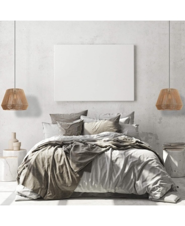 Lustre si pendule - Pendul, max. 40W, E27, din frânghie, natural, Zambelis Lights 20237