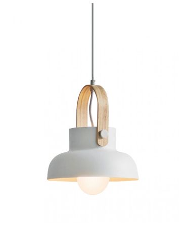 Iluminat decorativ - Pendul, max. 40W, E27, din metal, alb, Zambelis Lights 18190