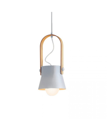 Iluminat decorativ - Pendul, max. 40W, E27, din metal, alb, Zambelis Lights 18193