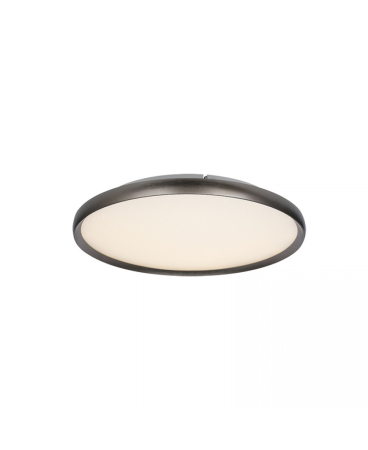 Plafoniere - Plafonieră LED, 20W, 2700K / 3000K / 4000K, din aluminiu, acril, gri, Zambelis Lights 25187