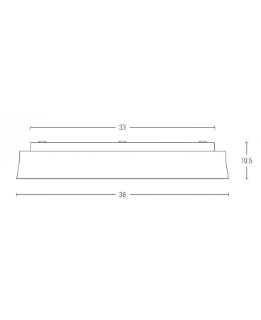 Plafoniere - Plafonieră LED, 20W, 3000K, alb, Zambelis Lights 22127