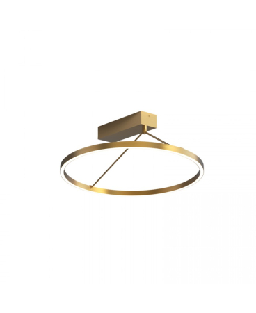 Plafoniere - Plafonieră LED, 26W, 3000K, din alamă, alamă, Zambelis Lights 2564