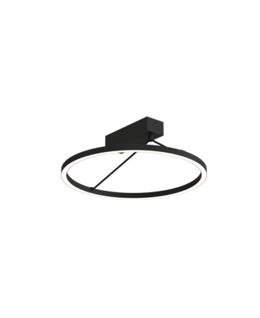 Plafoniere - Plafonieră LED, 26W, 3000K, negru nisipiu, Zambelis Lights 2561