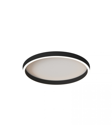Plafoniere - Plafonieră LED, 27W, 2700K / 3000K / 4000K, negru nisipiu, Zambelis Lights 25163