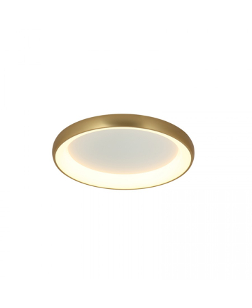 Plafoniere - Plafonieră LED, 32W, 3000K, din aluminiu, auriu, Zambelis Lights 2042