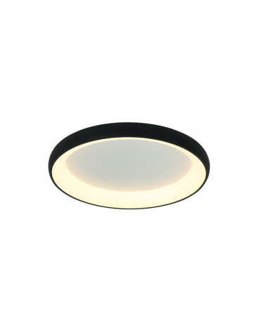 Plafoniere - Plafonieră LED, 32W, 3000K, din aluminiu, negru, Zambelis Lights 2040