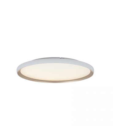 Plafoniere - Plafonieră LED, 42W, 2700K / 3000K / 4000K, din aluminiu, acril, auriu, alb mat, Zambelis Lights 25188