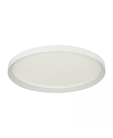 Plafoniere - Plafonieră LED, 42W, 2700K / 3200K / 4000K, din metal, aluminiu, alb nisipiu, Zambelis Lights 25197