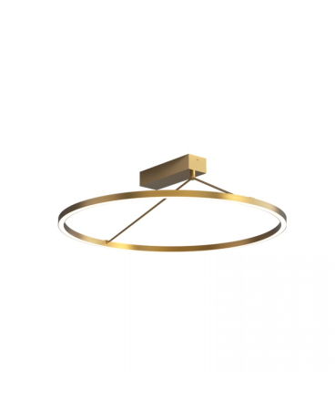 Plafoniere - Plafonieră LED, 42W, 3000K, din alamă, alamă, Zambelis Lights 2565
