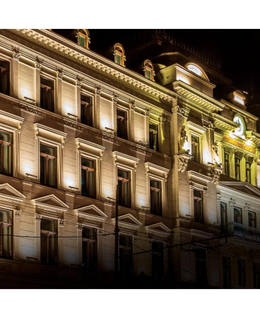 Aplice exterior - Proiector liniar LED wall washer, 24 x 1W, 3000K, gri, IP66, Zambelis Lights E374