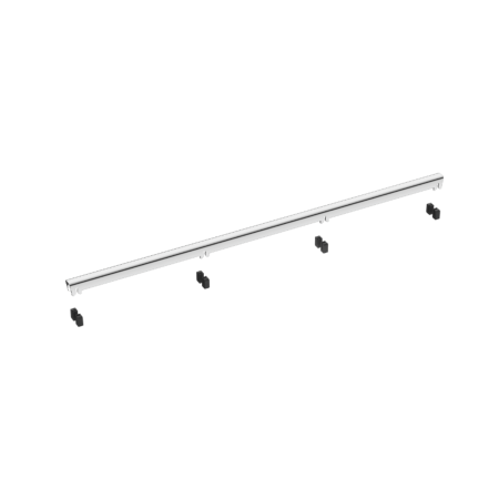 Rigolă de duș faianțabilă îngustă Balneo Slim & Low ProLine Argintiu oglindă, 70 cm [3]