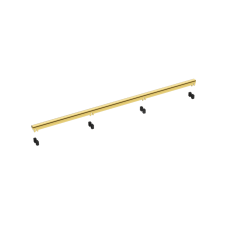 Rigolă de duș faianțabilă îngustă Balneo Slim & Low ProLine Auriu mat, 70 cm [4]
