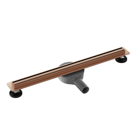 Rigole si canale de scurgere - Rigolă de duș faianțabilă îngustă Balneo Slim & Low ProLine Cupru, 80 cm